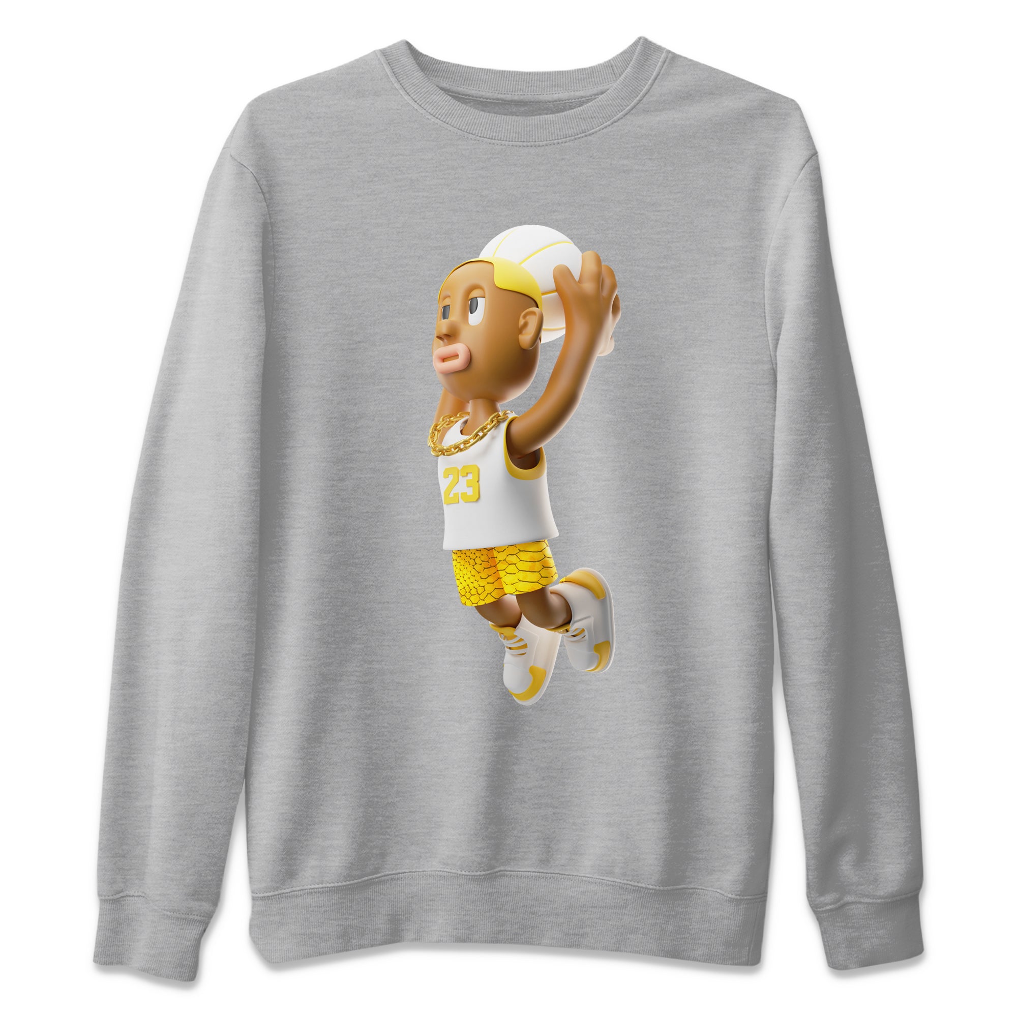 Air Jordan 11 Yellow Python Sneaker Match Tees Dunkshot Boy Sneaker Tees AJ11 Yellow Python Sneaker Release Tees Unisex Shirts Heather Grey 2