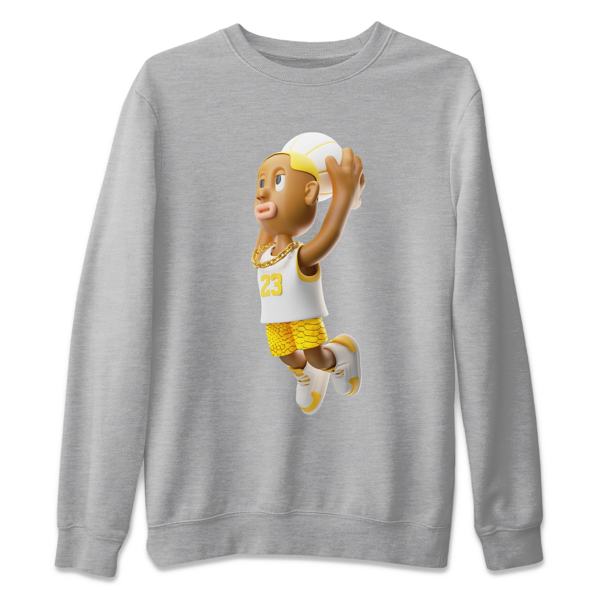Air Jordan 11 Yellow Python Sneaker Match Tees Dunkshot Boy Sneaker Tees AJ11 Yellow Python Sneaker Release Tees Unisex Shirts Heather Grey 2