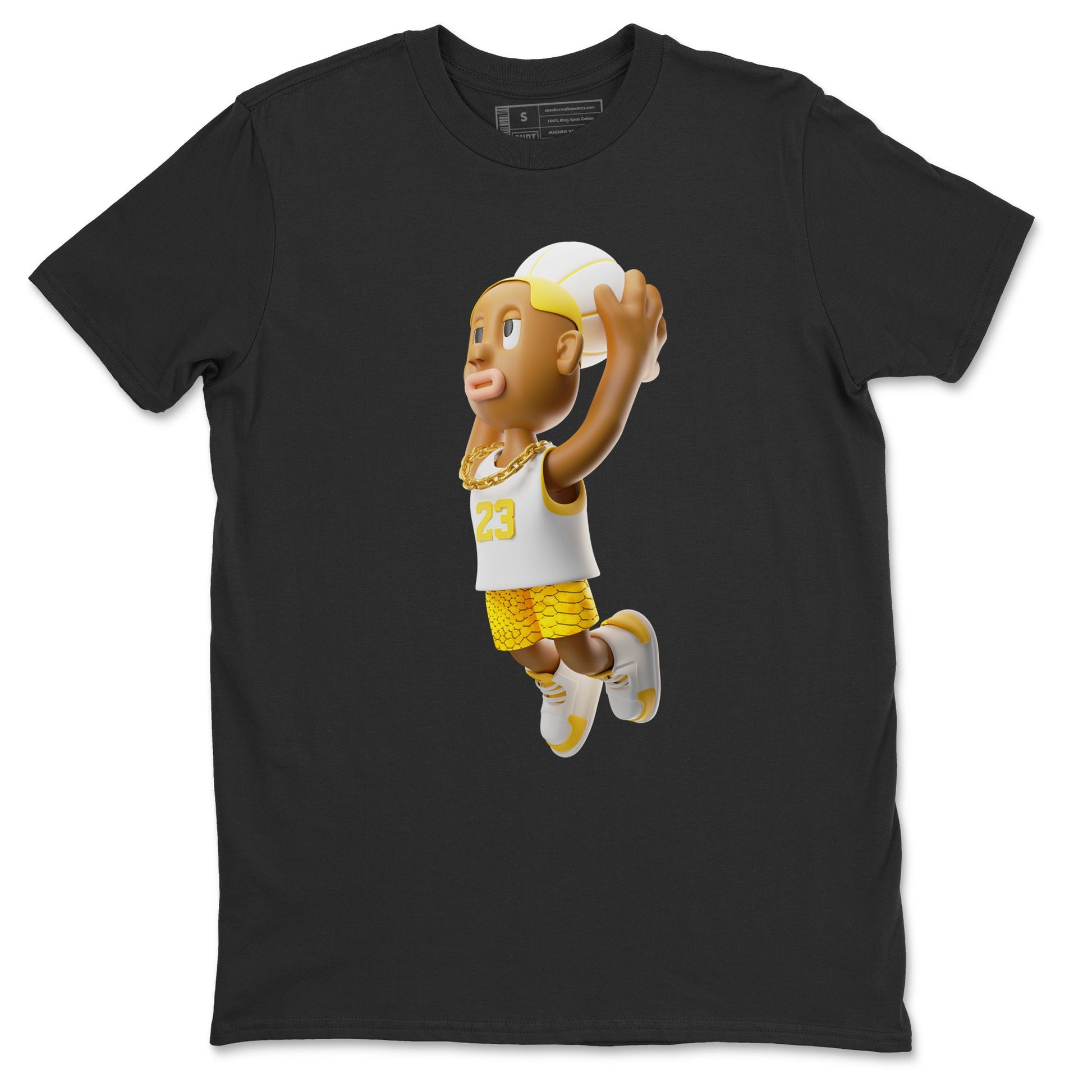 Air Jordan 11 Yellow Python Sneaker Match Tees Dunkshot Boy Sneaker Tees AJ11 Yellow Python Sneaker Release Tees Unisex Shirts Black 2