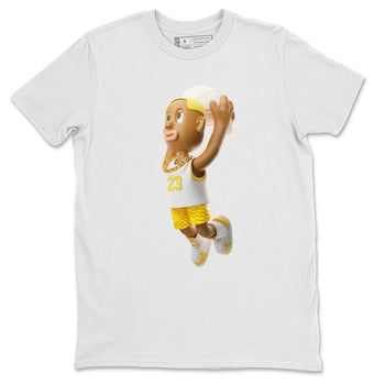 Air Jordan 11 Yellow Python Sneaker Match Tees Dunkshot Boy Sneaker Tees AJ11 Yellow Python Sneaker Release Tees Unisex Shirts White 2