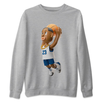 Air Jordan 3 Wizards Sneaker Match Tees Dunkshot Boy Sneaker Tees AJ3 NBA Wizards  Sneaker Release Tees Unisex Shirts Heather Grey 2
