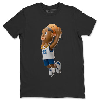 Air Jordan 3 Wizards Sneaker Match Tees Dunkshot Boy Sneaker Tees AJ3 NBA Wizards  Sneaker Release Tees Unisex Shirts Black 2