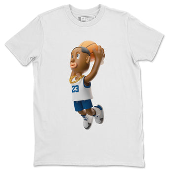 Air Jordan 3 Wizards Sneaker Match Tees Dunkshot Boy Sneaker Tees AJ3 NBA Wizards  Sneaker Release Tees Unisex Shirts White 2
