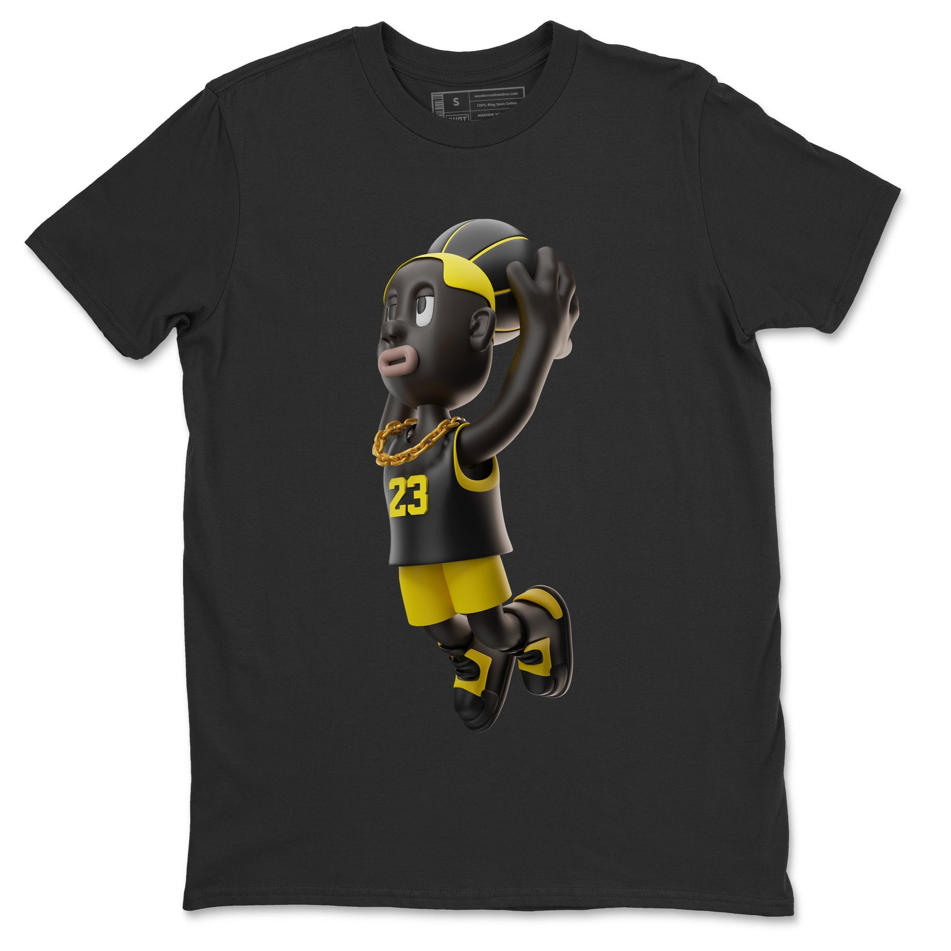Air Jordan 4 Thunder Sneaker Match Tees Dunkshot Boy Sneaker Tees AJ4 Thunder Jumpman Sneaker Release Tees Unisex Shirts Black 2