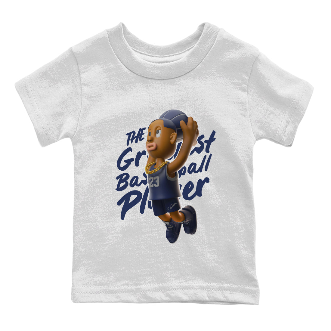 Air Jordan 5 Georgetown Sneaker Match Tees Dunkshot Boy Sneaker Tees AJ5 Georgetown Sneaker Release Tees Kids Shirts White 2