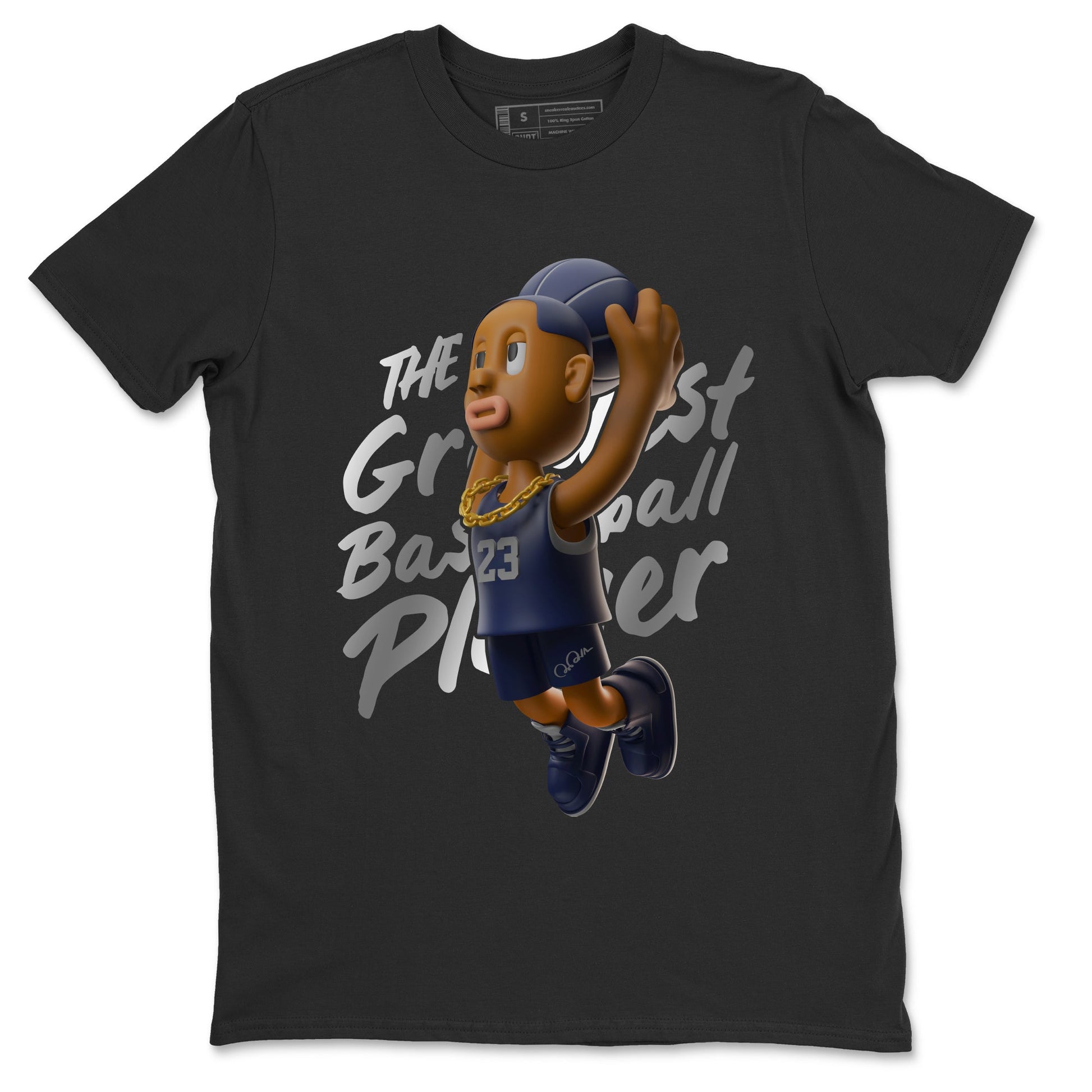 Air Jordan 5 Georgetown Sneaker Match Tees Dunkshot Boy Sneaker Tees AJ5 Georgetown Sneaker Release Tees Unisex Shirts Black 2