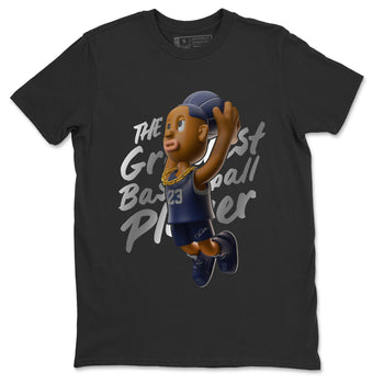 Air Jordan 5 Georgetown Sneaker Match Tees Dunkshot Boy Sneaker Tees AJ5 Georgetown Sneaker Release Tees Unisex Shirts Black 2
