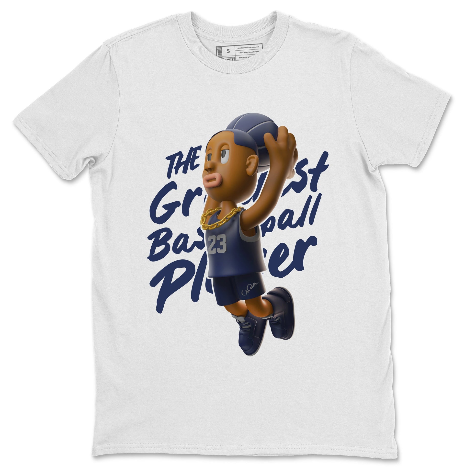 Air Jordan 5 Georgetown Sneaker Match Tees Dunkshot Boy Sneaker Tees AJ5 Georgetown Sneaker Release Tees Unisex Shirts White 2