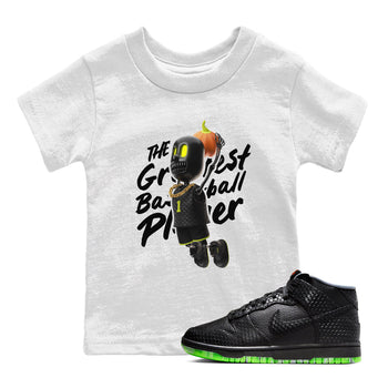 Dunk Mid Premium shirt to match jordans Dunkshot Boy sneaker tees Halloween Night NikeDunk Halloween SNRT Sneaker Release Tees Baby Toddler White 1 T-Shirt
