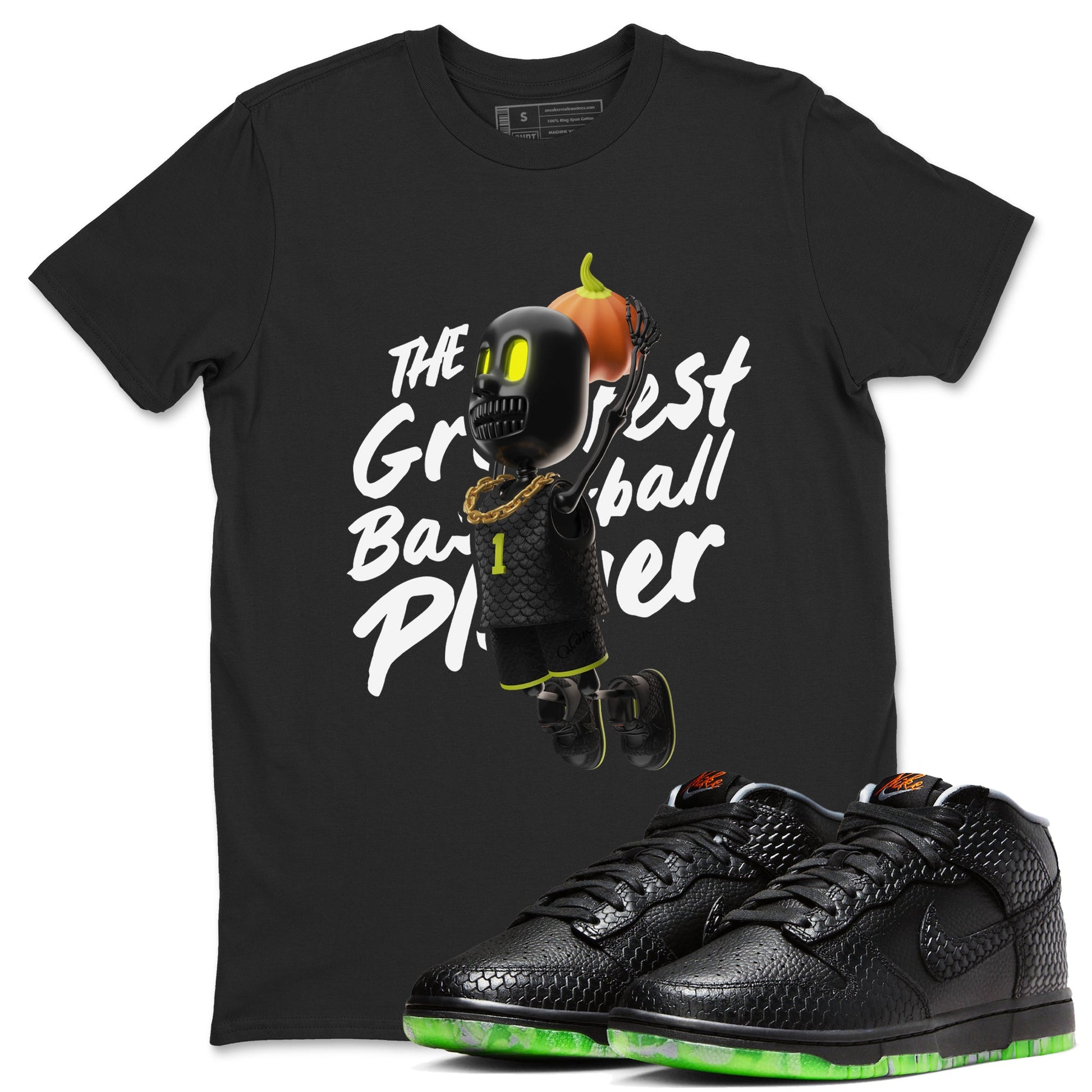 Dunk Mid Premium shirt to match jordans Dunkshot Boy sneaker tees Halloween Night NikeDunk Halloween SNRT Sneaker Release Tees Unisex Black 1 T-Shirt