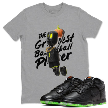 Dunk Mid Premium shirt to match jordans Dunkshot Boy sneaker tees Halloween Night NikeDunk Halloween SNRT Sneaker Release Tees Unisex Heather Grey 1 T-Shirt