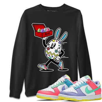 Dunk Easter Candy Easter Egg Hunter Crew Neck Sneaker Tees Holiday Easter T-Shirt Sneaker T-Shirts Size Chart