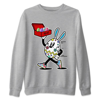 Dunk Easter Candy Sneaker Match Tees Easter Egg Hunter Sneaker Tees Holiday Easter T-Shirt Sneaker Release Tees Unisex Shirts Heather Grey 2