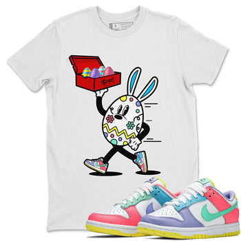 Dunk Easter Candy Sneaker Match Tees Easter Egg Hunter Sneaker Tees Holiday Easter T-Shirt Sneaker Release Tees Unisex Shirts White 1