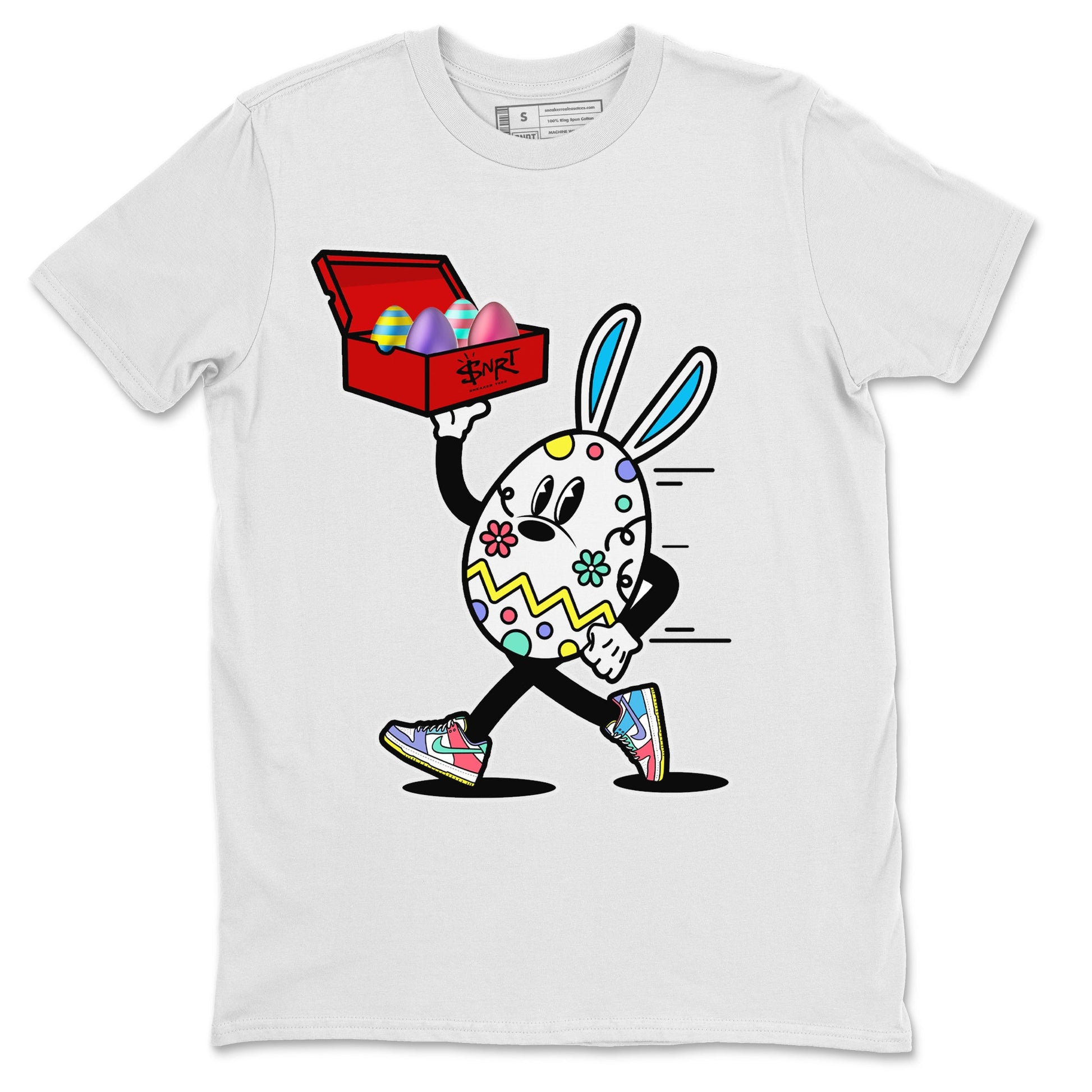Dunk Easter Candy Sneaker Match Tees Easter Egg Hunter Sneaker Tees Holiday Easter T-Shirt Sneaker Release Tees Unisex Shirts White 2