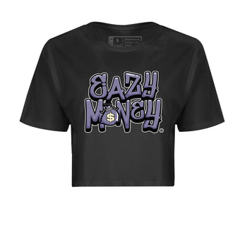 Air Jordan 5 Indigo Haze Sneaker Match Tees Easy Money 5s Indigo Haze Tee Sneaker Release Tees Women's Shirts Black 2