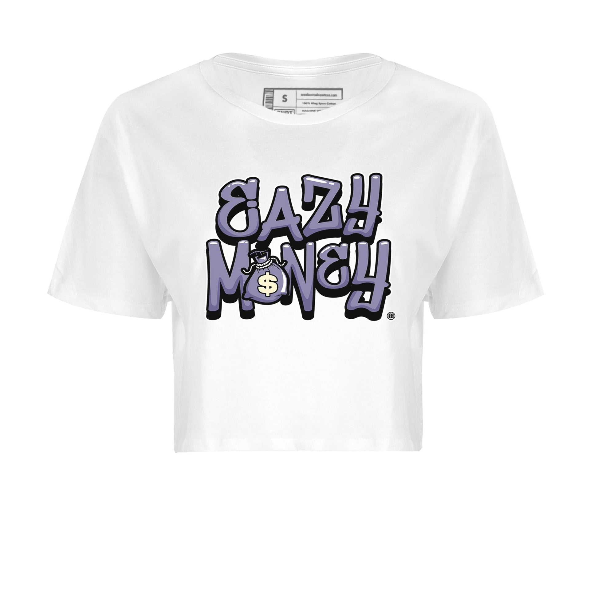 Air Jordan 5 Indigo Haze Sneaker Match Tees Easy Money 5s Indigo Haze Tee Sneaker Release Tees Women's Shirts White 2