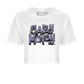 Air Jordan 5 Indigo Haze Sneaker Match Tees Easy Money 5s Indigo Haze Tee Sneaker Release Tees Women's Shirts White 2