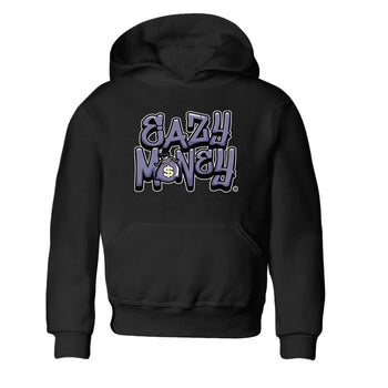 Air Jordan 5 Indigo Haze Sneaker Match Tees Easy Money 5s Indigo Haze Tee Sneaker Release Tees Kids Shirts Black 2