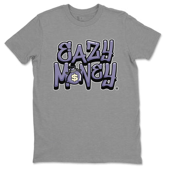 Air Jordan 5 Indigo Haze Sneaker Match Tees Easy Money 5s Indigo Haze Tee Sneaker Release Tees Unisex Shirts Heather Grey 2