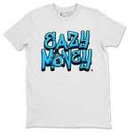 Jordan 1 Powder Blue Sneaker Match Tees Easy Money Sneaker Tees Jordan 1 Powder Blue Sneaker Release Tees Unisex Shirts