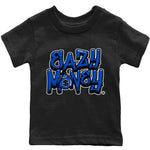 Jordan 12 Hyper Royal Sneaker Match Tees Easy Money Sneaker Tees Jordan 12 Hyper Royal Sneaker Release Tees Kids Shirts