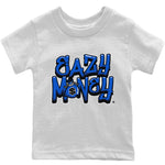 Jordan 12 Hyper Royal Sneaker Match Tees Easy Money Sneaker Tees Jordan 12 Hyper Royal Sneaker Release Tees Kids Shirts