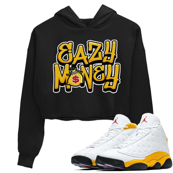 Jordan 13 Del Sol Sneaker Match Tees Easy Money Sneaker Tees Jordan 13 Del Sol Sneaker Release Tees Women's Shirts
