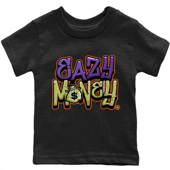 Jordan 4 Canyon Purple Sneaker Match Tees Easy Money Sneaker Tees Jordan 4 Canyon Purple Sneaker Release Tees Kids Shirts