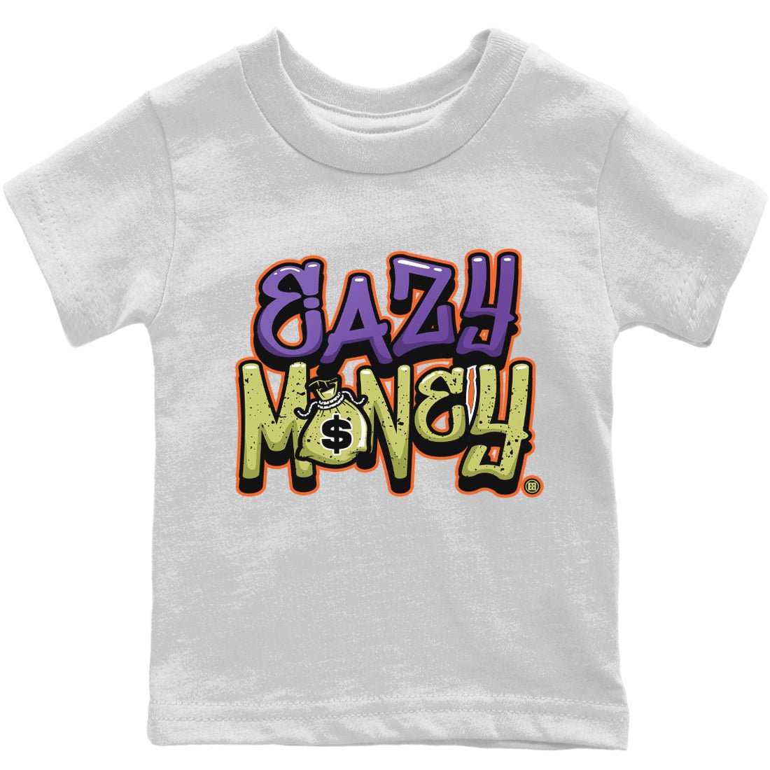 Jordan 4 Canyon Purple Sneaker Match Tees Easy Money Sneaker Tees Jordan 4 Canyon Purple Sneaker Release Tees Kids Shirts