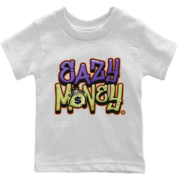 Jordan 4 Canyon Purple Sneaker Match Tees Easy Money Sneaker Tees Jordan 4 Canyon Purple Sneaker Release Tees Kids Shirts