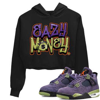 Jordan 4 Canyon Purple Sneaker Match Tees Easy Money Sneaker Tees Jordan 4 Canyon Purple Sneaker Release Tees Women's Shirts