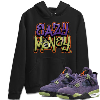 Jordan 4 Canyon Purple Sneaker Match Tees Easy Money Sneaker Tees Jordan 4 Canyon Purple Sneaker Release Tees Unisex Shirts