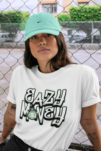 Jordan 6 Mint Foam Sneaker Match Tees Easy Money Sneaker Tees Jordan 6 Mint Foam Sneaker Release Tees Unisex Shirts