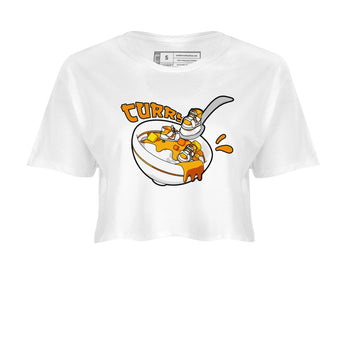 Dunk Dark Curry shirt to match jordans Eat Curry sneaker tees AJ1 Low Dark Curry SNRT Sneaker Release Tees White 2 crop length shirt