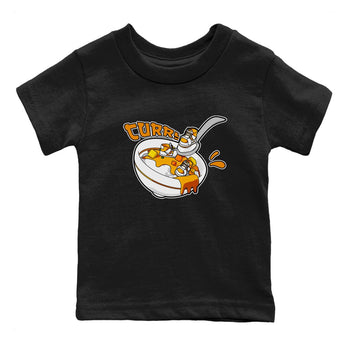Dunk Dark Curry shirt to match jordans Eat Curry sneaker tees AJ1 Low Dark Curry SNRT sneaker release tees baby toddler Black 2 cotton Shirt