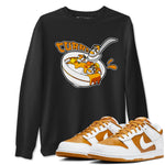 Dunk Dark Curry shirt to match jordans Eat Curry sneaker tees AJ1 Low Dark Curry SNRT Sneaker Release Tees unisex cotton Black 1 crew neck shirt