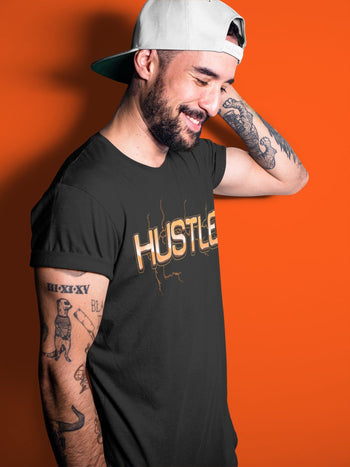 Jordan 1 Electro Orange Sneaker Match Tees Electric Hustle Sneaker Tees Jordan 1 Electro Orange Sneaker Release Tees Unisex Shirts