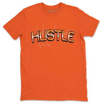 Jordan 1 Electro Orange Sneaker Match Tees Electric Hustle Sneaker Tees Jordan 1 Electro Orange Sneaker Release Tees Unisex Shirts