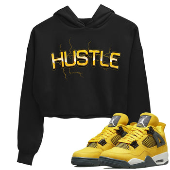 Jordan 4 Lightning Sneaker Match Tees Electric Hustle Sneaker Tees Jordan 4 Lightning Sneaker Release Tees Women's Shirts