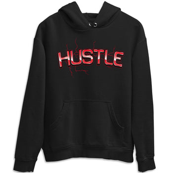Jordan 4 Red Thunder Sneaker Match Tees Electric Hustle Sneaker Tees Jordan 4 Red Thunder Sneaker Release Tees Unisex Shirts