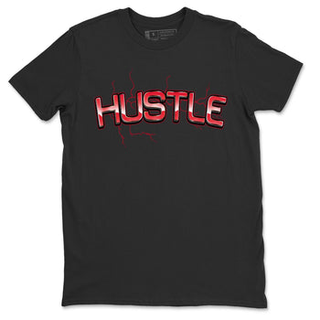 Jordan 4 Red Thunder Sneaker Match Tees Electric Hustle Sneaker Tees Jordan 4 Red Thunder Sneaker Release Tees Unisex Shirts