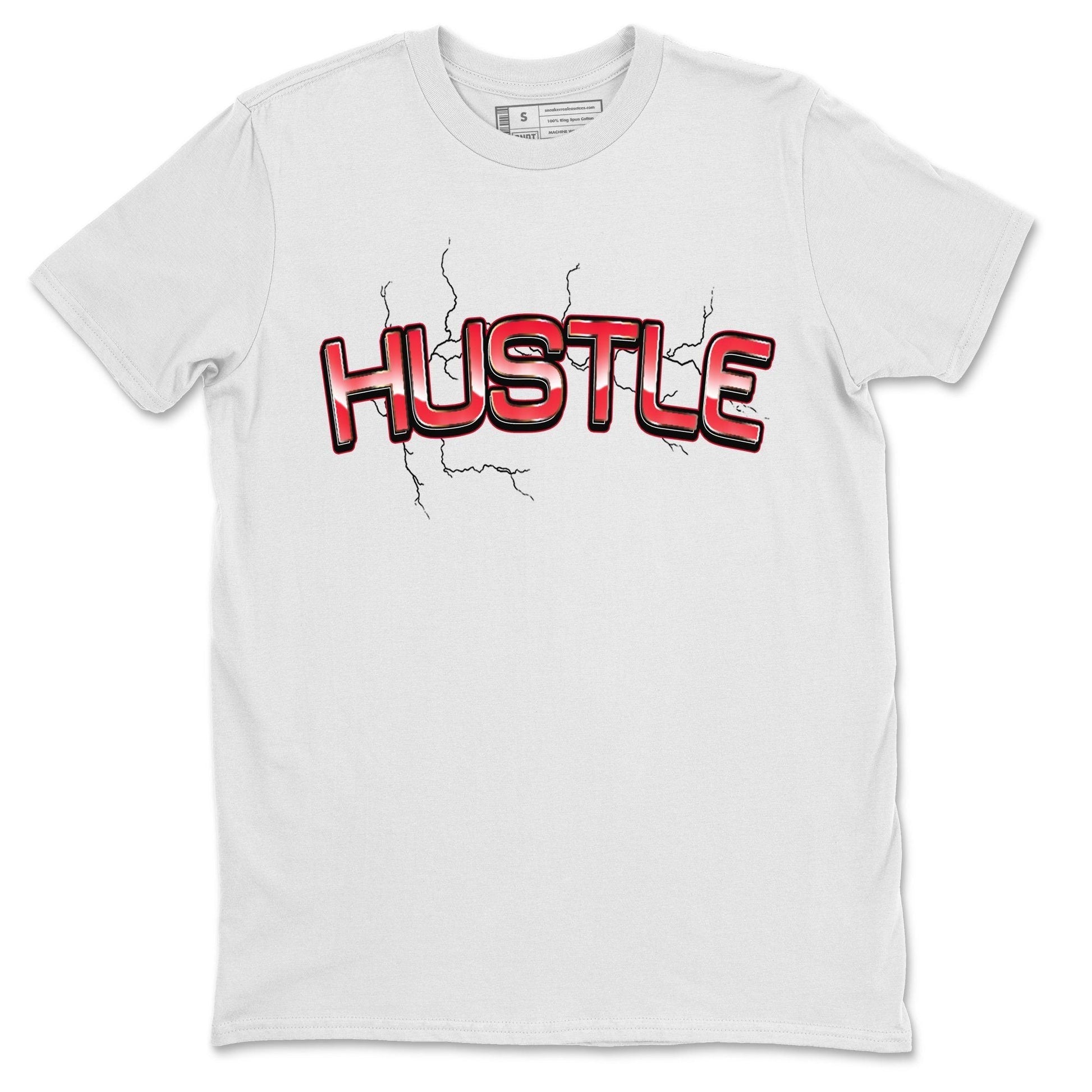 Jordan 4 Red Thunder Sneaker Match Tees Electric Hustle Sneaker Tees Jordan 4 Red Thunder Sneaker Release Tees Unisex Shirts