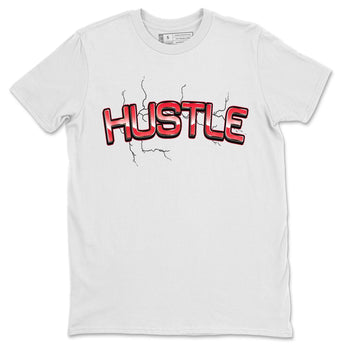 Jordan 4 Red Thunder Sneaker Match Tees Electric Hustle Sneaker Tees Jordan 4 Red Thunder Sneaker Release Tees Unisex Shirts