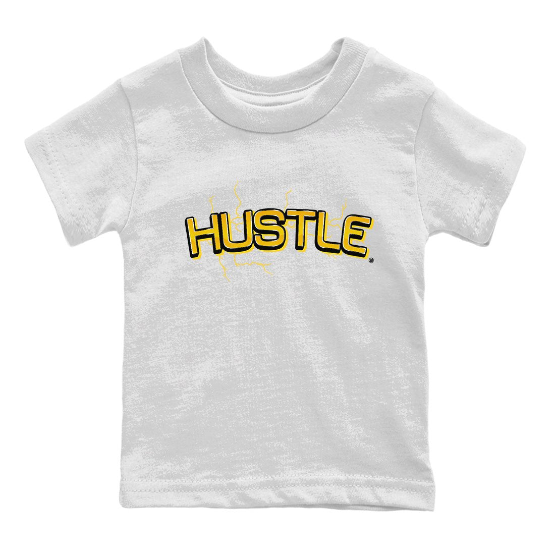 Air Jordan 4 Thunder Sneaker Match Tees Electric Hustle Sneaker Tees Air Jordan 4 Retro Thunder Sneaker Release Tees Kids Shirts White 2