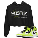 Jordan 1 Visionaire Sneaker Match Tees Electric Hustle Sneaker Tees Jordan 1 Visionaire Sneaker Release Tees Women's Shirts