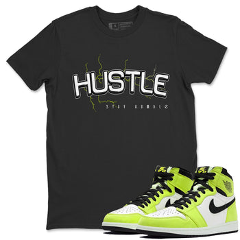 Jordan 1 Visionaire Sneaker Match Tees Electric Hustle Sneaker Tees Jordan 1 Visionaire Sneaker Release Tees Unisex Shirts