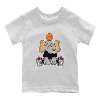 Jordan 3 Black Gold Sneaker Match Tees Elephant Doll Sneaker Tees Jordan 3 Black Gold Sneaker Release Tees Kids Shirts