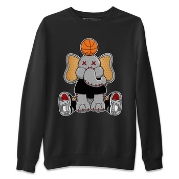 Jordan 3 Black Gold Sneaker Match Tees Elephant Doll Sneaker Tees Jordan 3 Black Gold Sneaker Release Tees Unisex Shirts