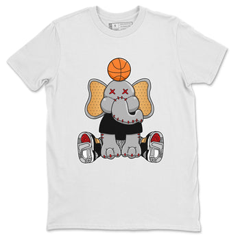 Jordan 3 Black Gold Sneaker Match Tees Elephant Doll Sneaker Tees Jordan 3 Black Gold Sneaker Release Tees Unisex Shirts